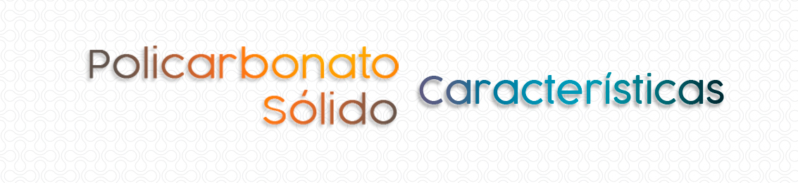 Policarbonato solido Lexan